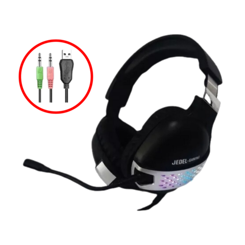 Diadema Gamer RGB Auriculares Con Microfono USB 50mm PC MAC – Bodega  Virtual Medellin