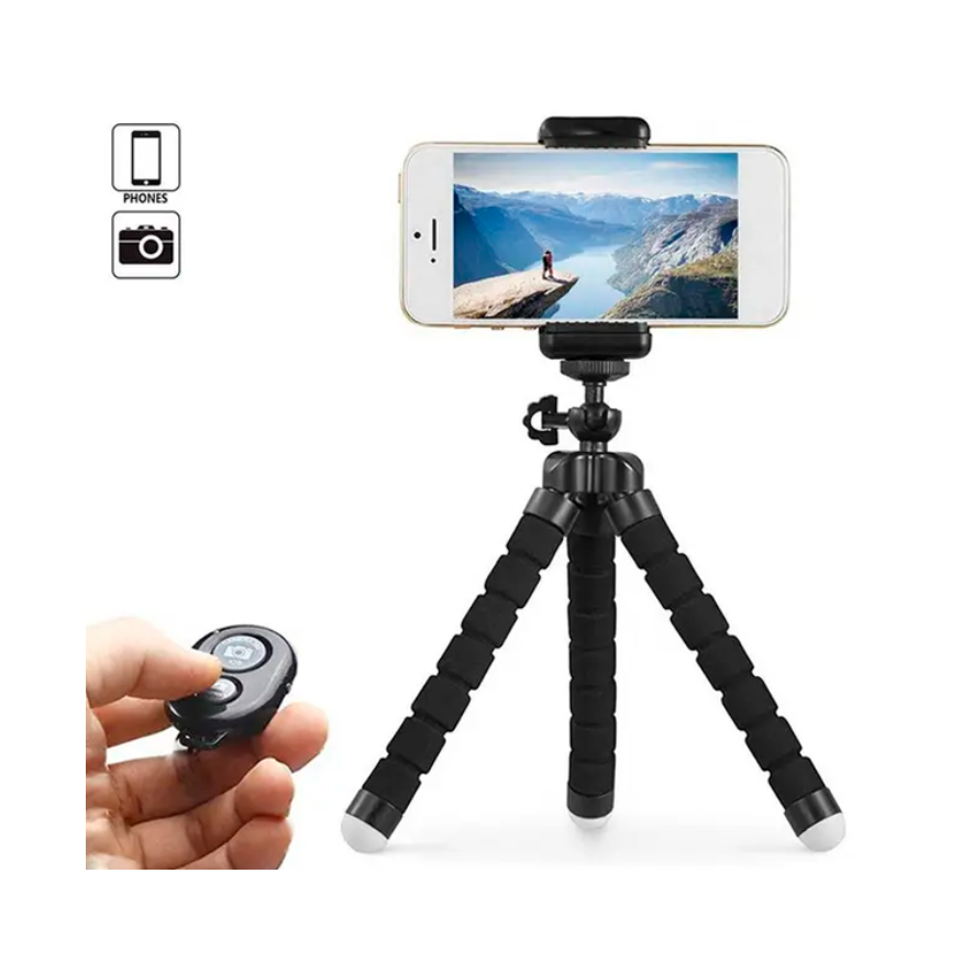 Mini trípode celular cámara smartphone flexible