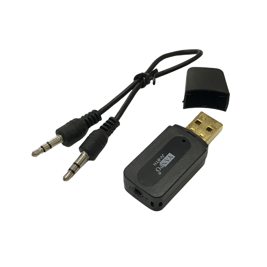 Receptor de Audio Bluetooth USB con Salida de 3.5mm: Convierte tus di