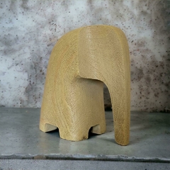 Escultura Elefante Amadeirada - Grande - comprar online