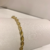 Pulseira Corda Banhado Em Ouro na internet