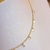 Choker Cristais - Ouro - comprar online