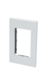 PLACA 1 MODULO 1/1 BLANCO