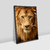Quadro Decorativo Leão Selvagem - comprar online