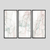 Kit 3 Quadros Decorativos Abstrato Linhas - comprar online