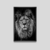 Quadro Decorativo Artistico Lion Gray - comprar online