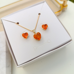 CONJUNTO ORANGE BANHADO a OURO 18K - comprar online