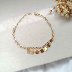 Pulseira Moedas Banhada a Ouro 18K - comprar online