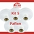 Kit 5 Plafonier E 27 com Soquete de Porcelana- Liege - comprar online