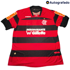 Camisa Oficial Flamengo 2011 - Ronaldinho N10 - Olympikus - Autografada por Zico