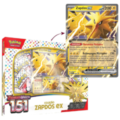 Box Zapdos Ex - Coleção 151 - Pokémon - loja online