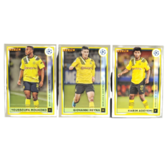 3 Cards - Borussia Dortmund - Topps Merlin Chrome UEFA