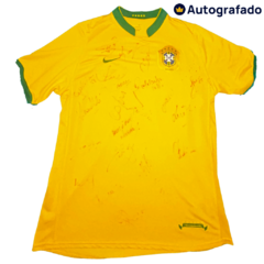 Camisa Oficial Seleção Brasileira 2006 - Nike - Autografada Pelo Time!