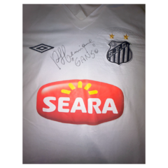 Camisa Oficial Santos 2011 - Umbro - Autografada por PH Ganso - Reliker - O Mundo dos Colecionáveis