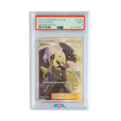 PSA 9 MINT Cynthia Full Art FA 2019 Hidden Fates #SV82