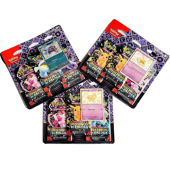 Kit Triple Pack Pokémon Destinos de Paldea - Contém 3 Triple Packs