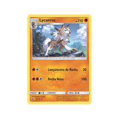 Starter Deck Pokémon Rocha Confiável Sol E Lua 3 Sombras Ardentes - Lycanroc na internet