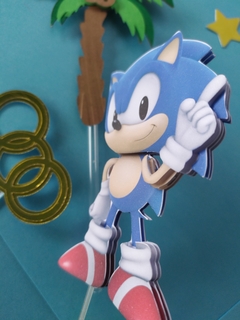 Topo de bolo Sonic na internet