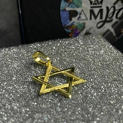 Imagem do Pingente Estrela de Davi Vazada (2,6cmX2,1cm) (Banho Ouro 24k)