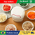 Mini Processador Manual Triturador de Alimentos 2 Lâminas Cozinha Comida