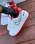 Nike Air Force AF1 Hello Branco/Vermelho na internet