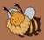 Abeja Fluffy Sticker