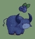 Vaca Blueberry Sticker