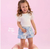 Conjunto Petit Cherie Tie Dye Camiseta Cropped e Short - CIRANDA MODA INFANTIL