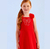 Vestido Petit Cherie Vermelho Laço Bordado - comprar online