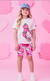 Conjunto Legging Hello Kitty Momi Rosa - comprar online