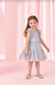 Vestido Petit Cherie Cinza com Glitter - comprar online