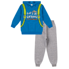 Conjunto de Moletom Infantil Menino com Capuz - BFI - Schin Modas