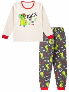 Kit 2 Pijamas Masculino Infantil Menino Inverno em Meia Malha Estampado na internet