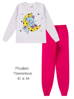 Pijama Infantil Menina Inverno em Meia Malha - BFI - comprar online