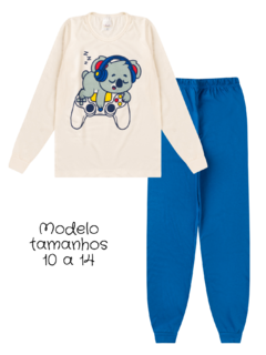 Pijama Infantil Menino Inverno em Malha Roupa de Dormir - BFI - Schin Modas