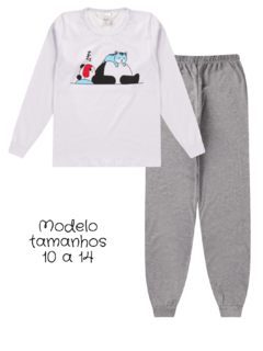 Pijama Infantil Menino Inverno em Malha Roupa de Dormir - BFI - comprar online