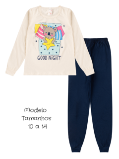 Pijama Infantil Menina Inverno em Meia Malha - BFI - comprar online