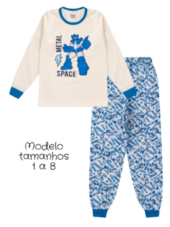 Pijama Infantil Menino Inverno em Malha Roupa de Dormir - BFI na internet