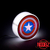 Mini Luminária LED Redonda Capitão América USB Marvel