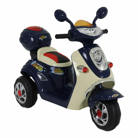 Moto Elétrica Scooter Patrulha Canina 6v Vermelho e Azul Bang Toys