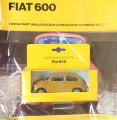 Fiat 600 Amarillo Escala 1:43 Autos Clásicos de Colección Clarín en internet