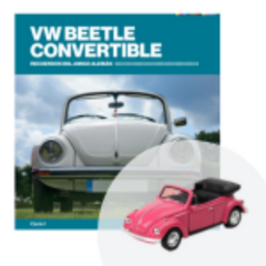 Autos Clásicos de Colección VW Beetle Convertible Escala 1:38