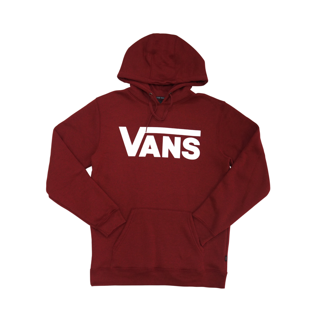 Moletom vinho hot sale vans