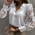 "Encanto Nostálgico: Blusa Vintage de Botões, Elegância Streetwear com um Toque Feminino"