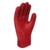 Guantes PVC 30cm Rojo | Corto liviano Talles 10 y 11 | (GP104)