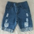 Bermuda jeans infantil e juvenil menino - comprar online