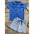 Conjunto Infantil Menino-Camisa polo+short moletinho REIREX-Tamanho G - comprar online