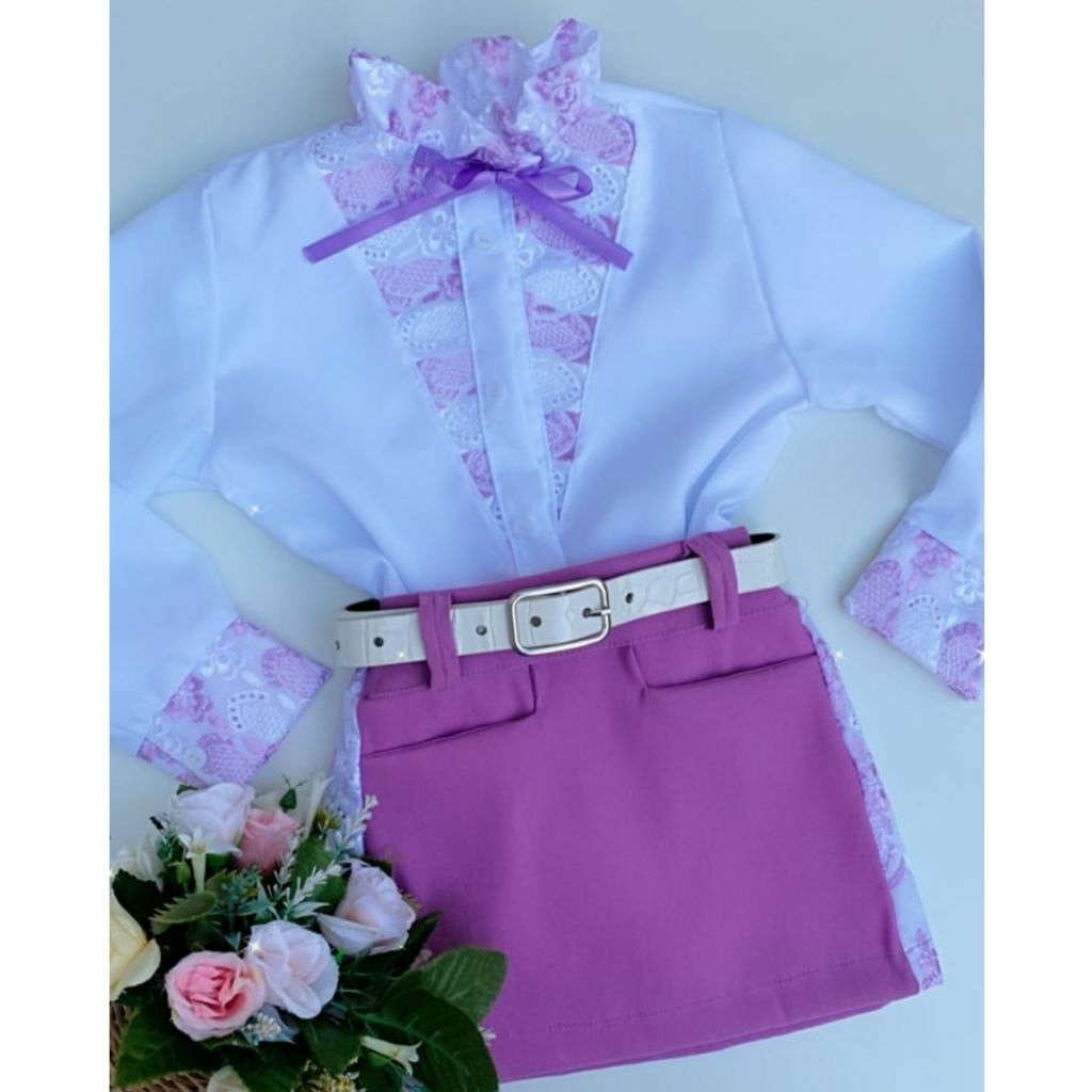 Conjunto Infantil Menina Luxo Blogueirinha