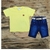 Conjunto Infantil Menino: Camisa+Bermuda jeans - comprar online