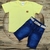 Conjunto Infantil Menino: Camisa+Bermuda jeans na internet